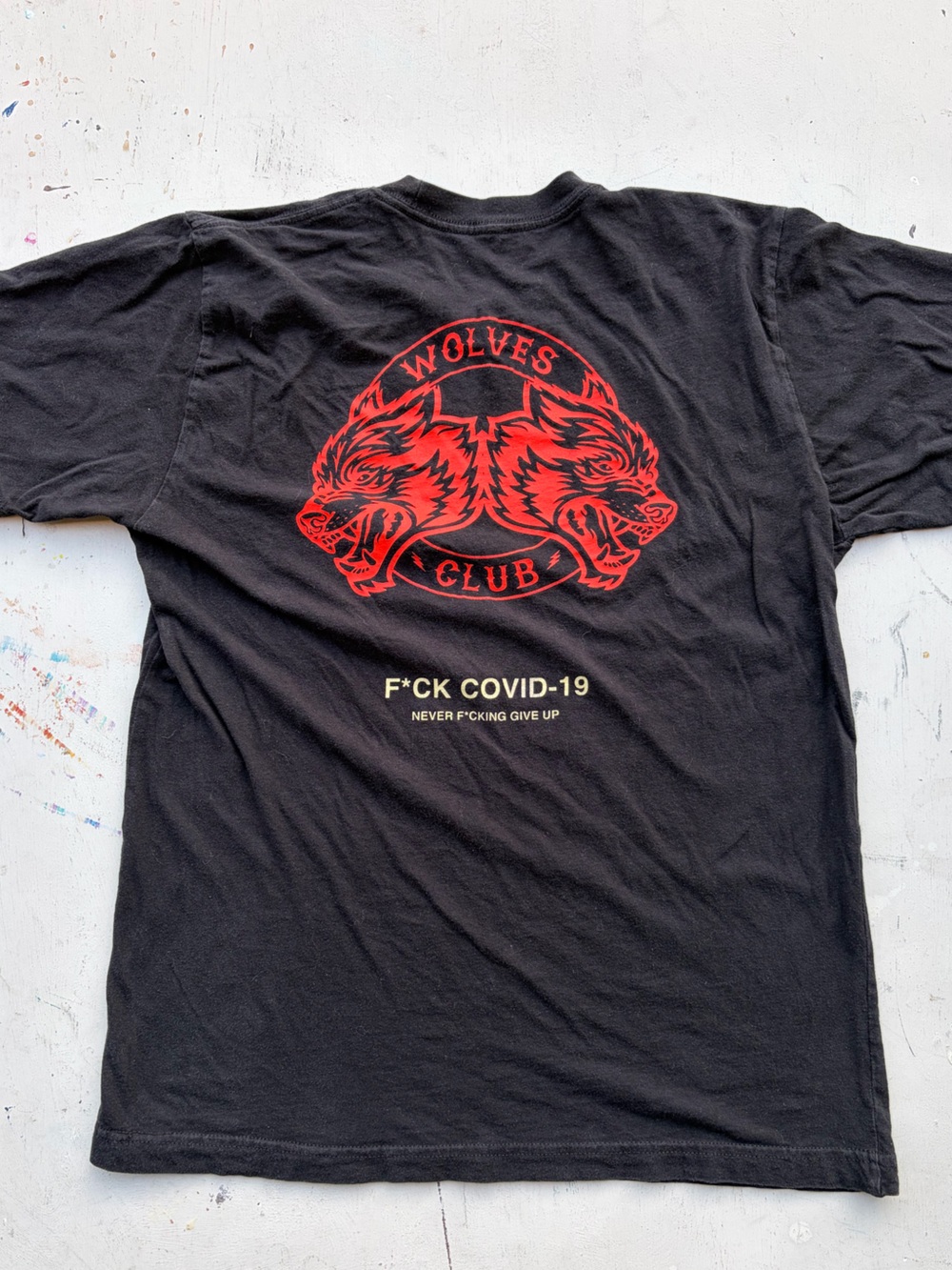 Men's Darc Sport T-Shirt Black Wolves L Streetwear Limited Edition City 2019